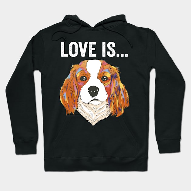 Funny Cavalier King Charles Spaniel Dog Quotes Hoodie by Visual Vibes